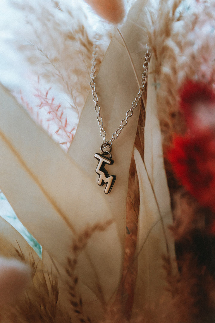 Custom Outline Style Brand Necklace