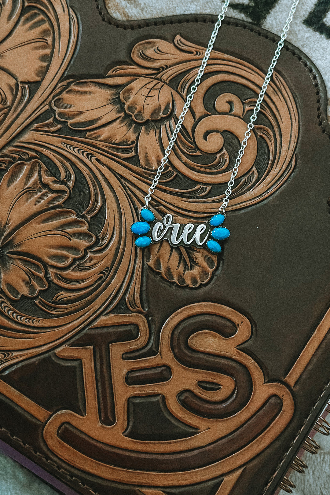 Custom Six Stone Name Necklace