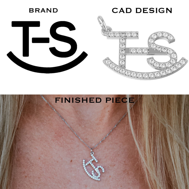Custom Diamond Brand Necklace - Deposit