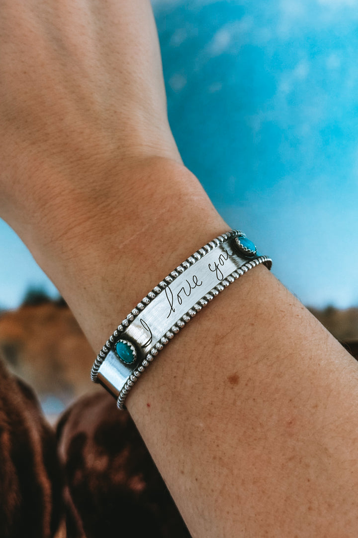 Custom Handwriting Cuff