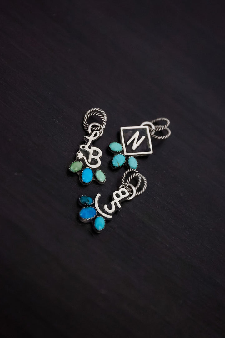 Custom Triple Stone Brand Necklace